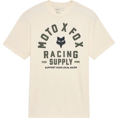 Fox Local Racer Ss Prem Tee Off White