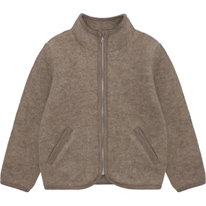 Huttelihut Детско вълнено яке Huttelihut Kid's Jacket Wool Fleece Merino jacket - Savannah Melange - размер 92 (EU) (703-7721-0211)