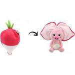 Les Déglingos Плюшена играчка Flipetz 2in1 Piglet - Les Deglingos (80109)
