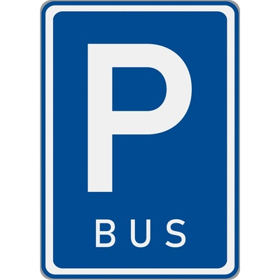 Dopravní značka IP12 Vyhrazené parkoviště BUS