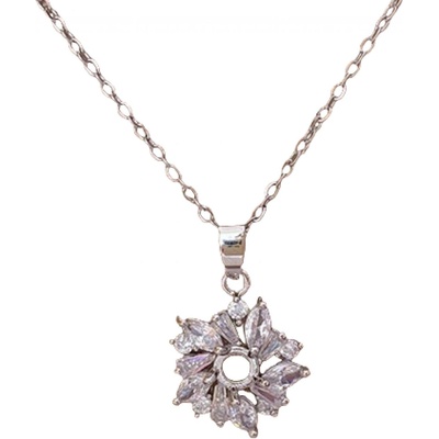 HARAHU Колие fl-20464 - Сребърен kp20464 (fl-20464)