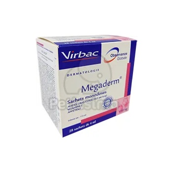 Image 1 of Virbac Megaderm разтвор за кучета и котки под 10 кг 28 x 4 мл