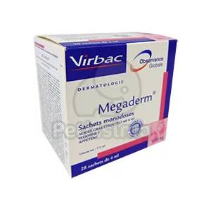 Virbac Megaderm разтвор за кучета и котки под 10 кг 28 x 4 мл