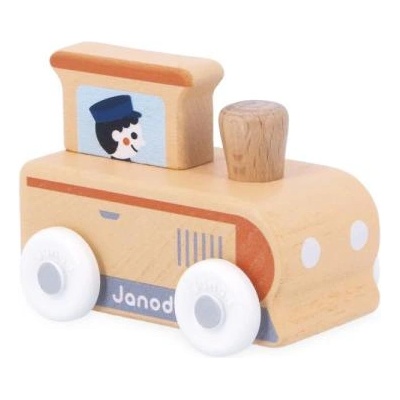 Janod Cross roads Дървена кола за бутане Локомотив