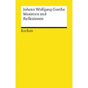 Maximen und Reflexionen | Benedikt Jeßing (ISBN: 9783150186985)