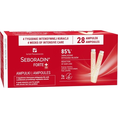 Seboradin Forte ampuly proti vypadávániu vlasov 28 x 5,5 ml