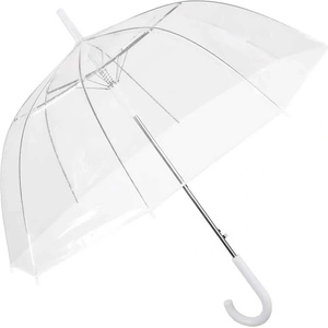 PERLETTI Чадър Perletti 61/8 Automatic Poe umbrella - Clear (Multicolor)