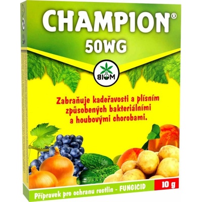 Biom Champion 50 WG fungicídny a baktericídny prípravok na ochranu rastlín 2 x 10 g