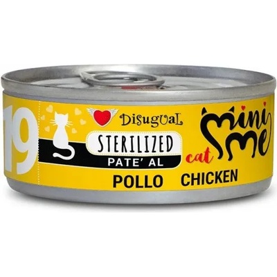 Disugual Консерва за котка mini-me 22 sterilized говеждо, ПАСТЕТ - 85 гр - Италия, 95488