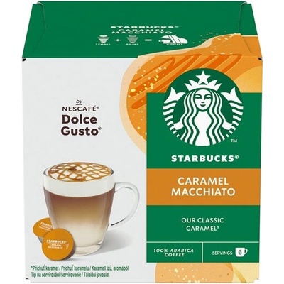 STARBUCKS DOLCE G. CARAMEL MACCH. 12 KS