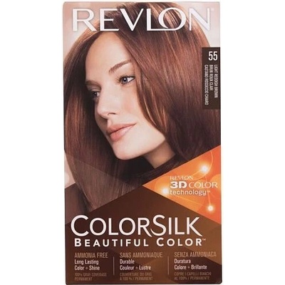 Revlon Color Silk barva bez amoniaku Světlá načervenalá 55