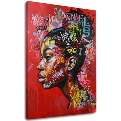 Obraz Urban Queen na plátne | dokončené rukou umelca - 40x50 cm