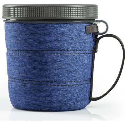 GSI Outdoors Veľký hrnček na cereálie s polstrovaným krytom a skrutkovacím viečkom Fairshare Mug 2 modrá 950 ml