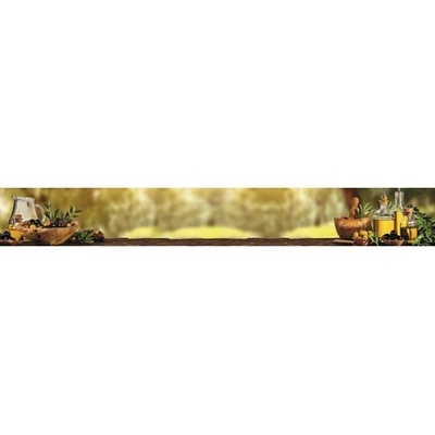 mySPOTTI SP-F3-1823 Samolepiaca PVC tapeta do kuchyne Splash Domenic olivy 4500 x 600 mm