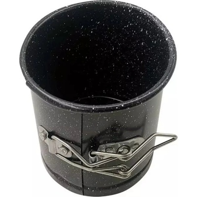 KINGHOFF Форма за торта с падащо дъно Kinghoff KH 1787, 8-28 см, Разтягащи се стени, Мраморно покритие, Стомана, Черен (9999KH1787)