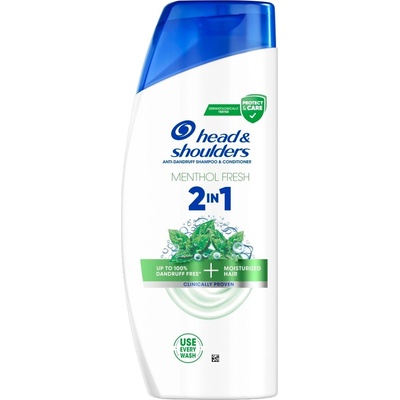 Head & Shoulders šampón 2v1 mentol 625 ml male