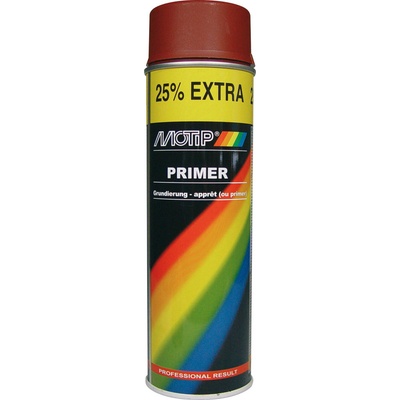 Motip Primer 04055 červený akrylový základní nátěr 500 ml – Sleviste.cz
