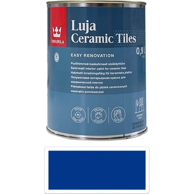 TIKKURILA Luja Ceramic Tiles 0,9 l Signálna modrá