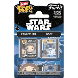 Funko Комплект мини фигури Funko Bitty POP! Movies: Star Wars - Leia & R2D2 (104575)