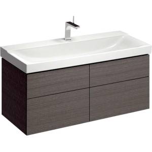 Geberit Xeno 2 - Шкафче под умивалник 120 см с LED осветление, 4 чекмеджета, сиво 500.518. 43.1 (500.518.43.1)
