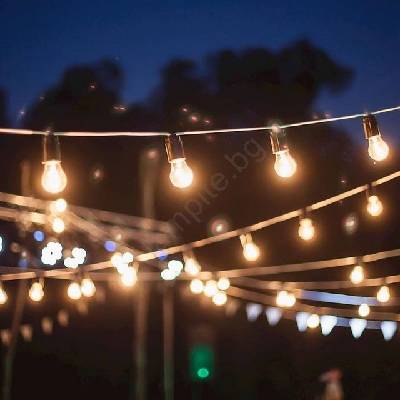 Екстериорни декоративни лампички GIRLANDA 12м 10xE27/15W/230V IP44 (MI0873)