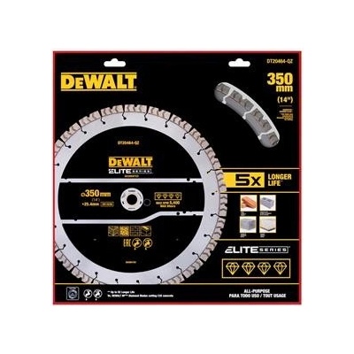 DeWalt DT20464 Segmentový diamantový pilový kotouč 350 mm