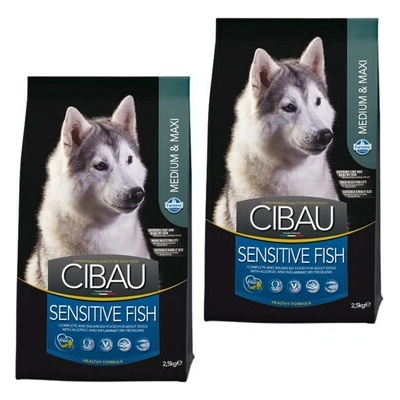 CIBAU Sensitive Adult Medium/Maxi 2 x 12kg + 2 kg