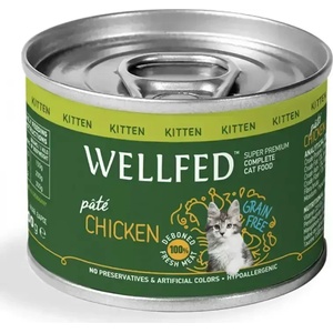 PETINTEREST Wellfed Kitten 0-12 months консерва за подрастващи котки с пилешко 200gr