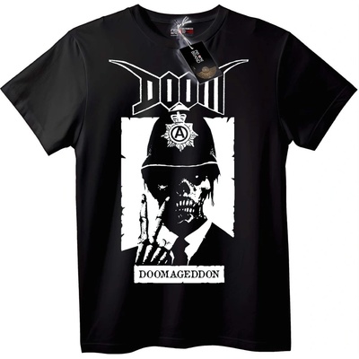 NOONEBRAND Тениска Черепът на DOOM - L, White