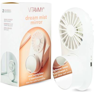 VITAMMY Dream Mist Mirror, Ventilátor so zvlhčovačom vzduchu a zrkadlom