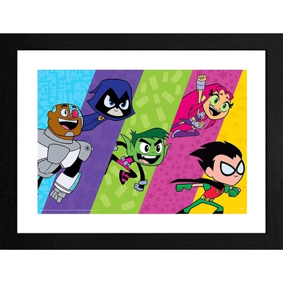 GB eye Плакат с рамка GB eye Animation: Teen Titans GO - Titans Colorblock (GBYDCO418)