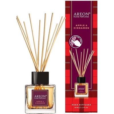 Areon Ароматни пръчици Areon Tartan - Apple & Cinnamon, 50 ml (RHP04_G01)