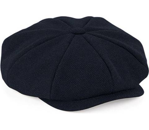 Beechfield B628 Navy Herringbone