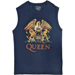 Queen Classic Crest Navy Blue M Риза (QUTANK03MN02)