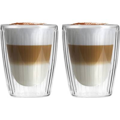 Vialli Design Стъклени чаши в комплект 2 бр. за капучино 250 ml Livio Duo - Vialli Design (1661)