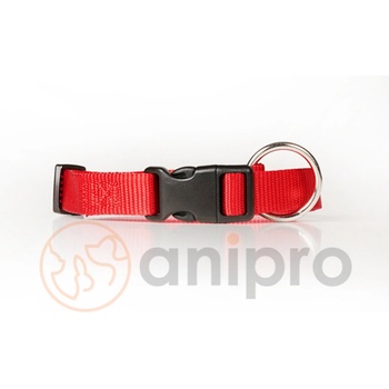 Miazoo Миазоо -Нашийник за кучета от изкуствена лента Спорт+ , 25мм/45-65см - червен