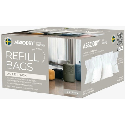 Everbrand náhradní sáčky do pohlcovače vlhkosti Absodry Duo Family Bag 3 4 x 300 g – Hledejceny.cz