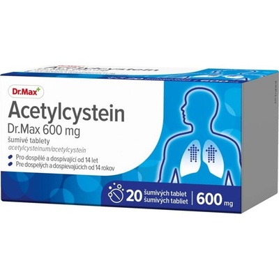 ACETYLCYSTEIN DR.MAX 600MG TBL EFF 20
