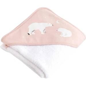 Bonjourbebe Бебешка хавлия Bonjourbebe - 100 x 100 cm, Pink Polaris (18PLSE52037) - baby