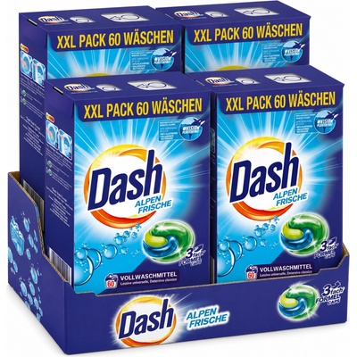 Dash Alpen Frische prací kapsle 4 x 60 PD