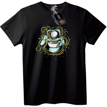 NOONEBRAND Тениска Астронавт Рамен - 2XL, Black
