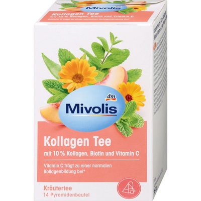 Mivolis bylinný čaj kolagen & vitamín C 14 x 2 g