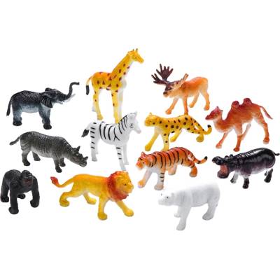 Faunica Комплект фигурки Faunica - Диви животни, 12 части (96028)