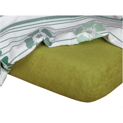 Dadka Froté prestieradlo olivové 90x200x20