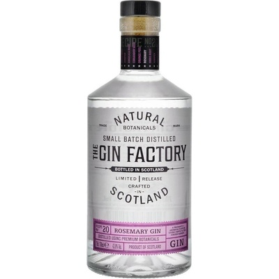 The Gin Factory Rosemary 43,8% 0,7 l (holá láhev)
