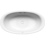 KALDEWEI Avantgarde - Вана Ellipso Duo Oval 232, 190x100 см, с отвори за дръжка, противоплъзгаща, бяла 286210220001 (286210220001)