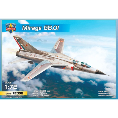 Mirage ModelSvit G8.01 exp.fighter with variable wing geometry 1:72