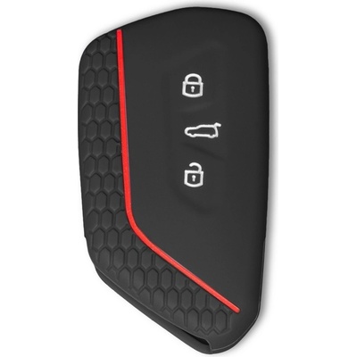 Obal na klíč, kryt klíče Škoda Octavia IV (od roku 2019>) silikonový, černý