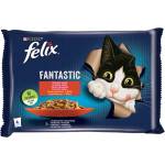 FELIX Country Flavours в желе с говеждо и пилешко месо 4x85g