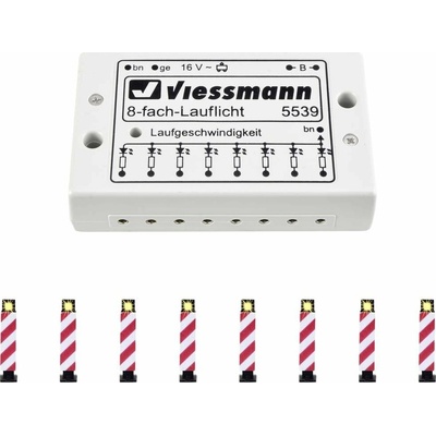 Viessmann H0 Výstražné sloupky, 8 sloupů 5040